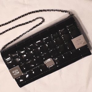 CHANEL Signature Logo Shoulder & Clutch Ba…